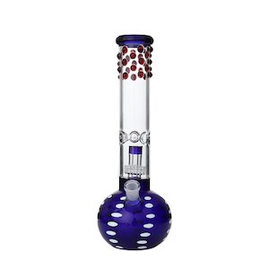 Percolator Waterpipes: Shisha Glass Mercury Glass Waterpipe with Percolator 28cm