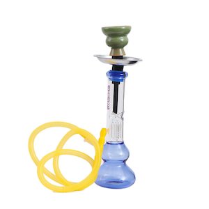 Percolator Waterpipes: Shisha Glass Neptune Shisha Pipe 24cm