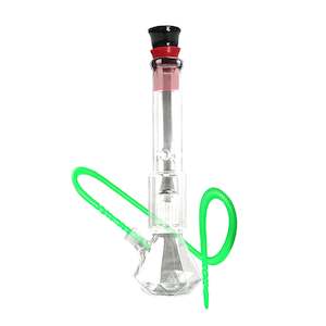 Percolator Waterpipes: Tree Percolator Diamond Beaker Base Glass Waterpipe With Ice Catcher 40cm