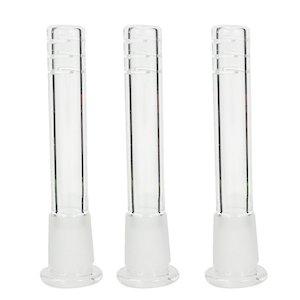 Waterpipe Accessories: Dokha Lava LS3 Shisha Glass Stem 18mm Male To 18mm Female 12cm