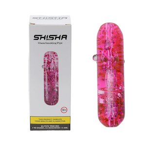 Dokha Spiral Glass Smoking Pipe 11cm