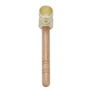 Dokha Brass & Wooden Smoking Pipe 10cm