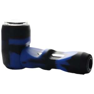 Dokha Silicone Billiard Smoking Pipe Mixed Colours 10cm