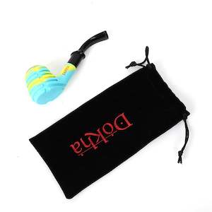 Silicone Smoking Pipes: Dokha Silicone Billiard Sherlock Pipe 13cm