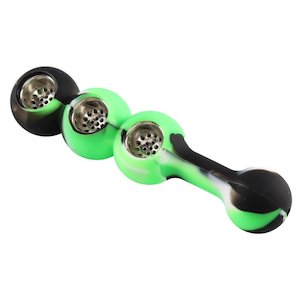 Triple Bowl Smoking Pipe 15cm