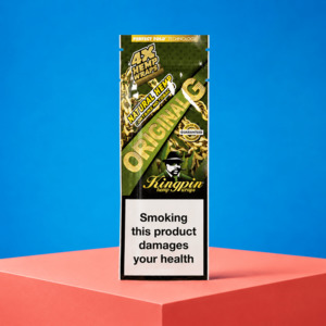 Blunt Hemps Wraps: Kingpin Hemp Original 4pc
