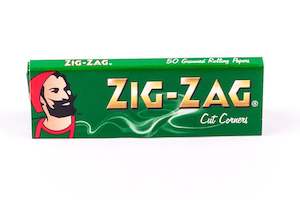 Zig-Zag Green Cut Corners