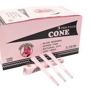 Rolling Papers: Hornet Lady Pink Horn Shape Kingsize 110mm