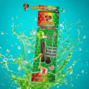 Honey Puff Natural Flavoured Hemp Wrap -Honey Green Apple (2pk)