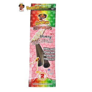 Honey Puff Natural Flavoured Hemp Wrap -Honey Spun Sugar (2pk)