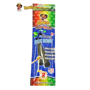 Honey Puff Natural Flavoured Hemp Wrap -Honey Blueberry (2pk)