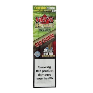 Juicy Jay's Hemp Wrap Enhanced Red Storm 2pk