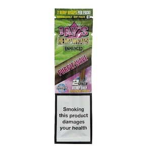 Juicy Jay's Hemp Wrap Enhanced Purple Wave 2pk