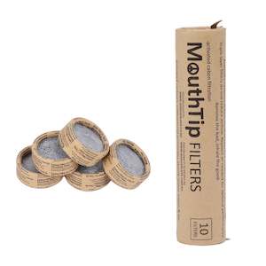 Waterpipe Filters: Shishaglass Mouthtip replacement filter pack