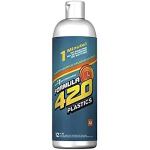 Pipe Cleaners: Formula 420 Plastic-Acrylic Cleaner 12oz