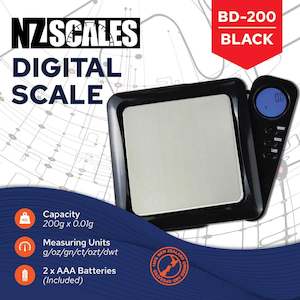 NZ Digital Scale BD-200 200 x 0.01g