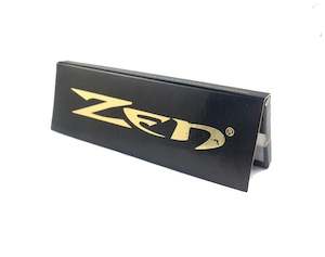 Smoking Papers Rolls: Zen Black 1 1/4 Hemp Papers