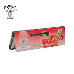 Flavoured Rolling Papers: Hornet Flavored Rolling Paper 1 1/4 - Frambuesa
