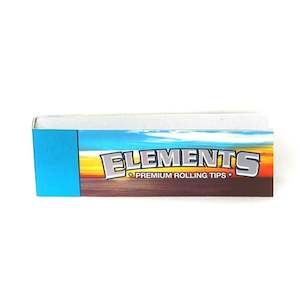 Filter Tips And Hemp Wick: Elements Premium Rolling 50tips/pack