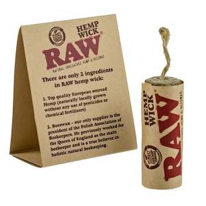 Filter Tips And Hemp Wick: Raw Natural Hemp Wick 20Ft/6Mtr