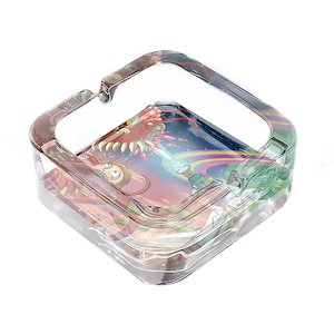 Smoking Accessories: Square Glass Ash Tray