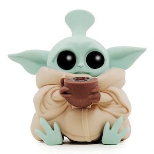Shishaglass Silicone Baby Yoda Waterpipe Vase 13cm
