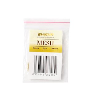Mesh Screen: Mesh Brass 20mm 5 pieces
