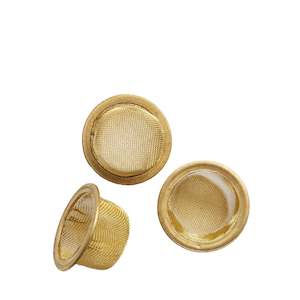 Mesh Screen: Mesh Crystal Brass 16mm 3 pieces