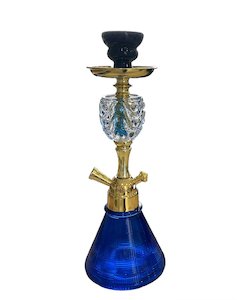 Egyptian Hookah: Shisha Glass SS9 Hookah 1x Hose 34cm