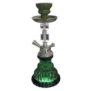 Egyptian Hookah: Shisha Glass SS7 Hookah 1x Hose 30cm