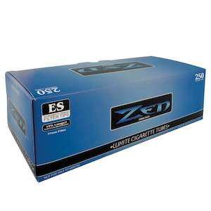 Pre Rolled Cones: Zen White Empty Tubes Box