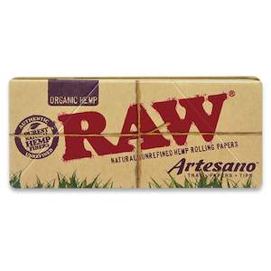 Rolling Papers With Tips: RAW Organic Artesano King Size With Papers + Tips