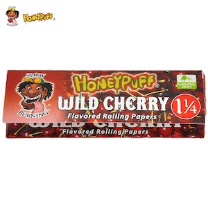 Honey Puff Brands: Honey Puff Extra Flavored Rolling Paper 1 1/4 - Wild Cherry