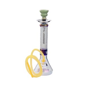 Shisha Glass Sleek Shisha Pipe Vase 35cm