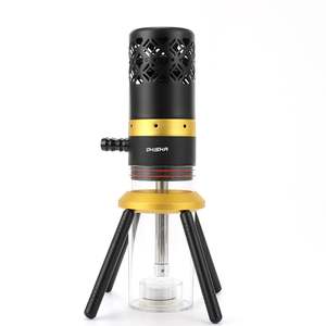 Shisha Glass Quadpod Mini Premium Hookah 1xHose 28cm