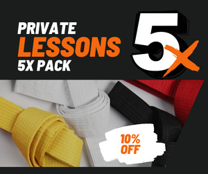 Products: 5x private Lesson pack