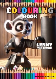 Lenny the lemur colouring book