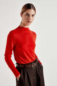 The Cezanne Top in Poppy