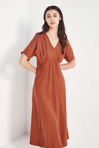 SS24-25: The Amalfi Dress in Brick
