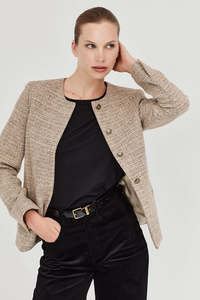 The Freud Jacket in Biscuit