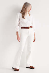 Outlet: The Joshua Jean in Ivory