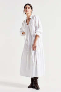 Outlet: The Primrose Dress in White