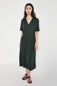 Sale: The Nixon Dress in Emerald