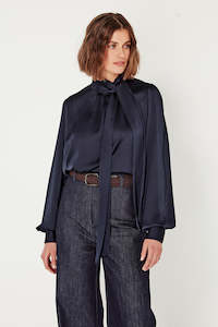 All: Bowie Blouse in Navy