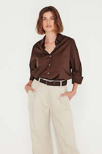All: The Baildon Shirt in Chocolate
