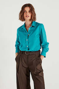 The Cairo Shirt in Cerulean Blue