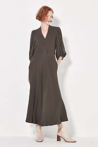 Sale: The Swinton Dress in Slate