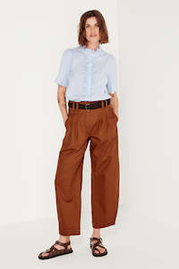 The Palermo Trouser in Rust