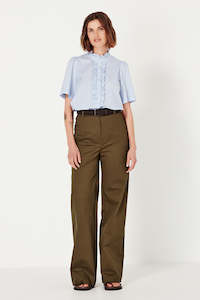 The Joplin Trouser in Dark Olive