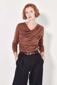The Kafka Top in Chestnut